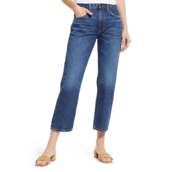 Etica Denim - Etica Rhea Straight Leg Mid Rise Crop Jeans Relazed Wilder Size 29 NWT